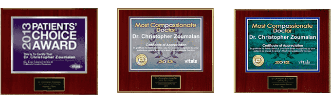 Dr. Zoumalan's Awards