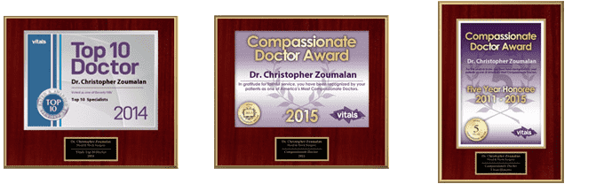 Dr. Zoumalan's Awards